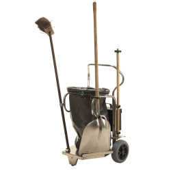 CARRELLO IN ALLUMINIO PER RIFIUTI