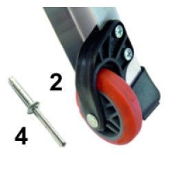 KIT ROTELLE OPTIONAL SCALISSIMA/PLUS/ELITE 