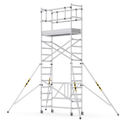 TRABATTELLO IN ALLUMINIO PROTUBE - MODULI A+B+C m 4,86