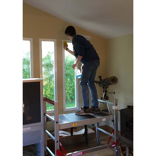  TRABATTELLO PIEGHEVOLE IN ALLUMINIO GOLD 11