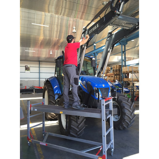  TRABATTELLO PIEGHEVOLE IN ALLUMINIO GOLD 15