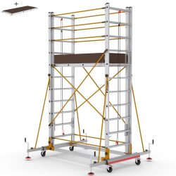 TRABATTELLO TELESCOPICO TELESAFE 2X11 ALTEZZA TOTALE m 5,54