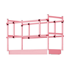 TRABATTELLO IN ALLUMINIO PROTUBE MODULO TERMINALE B - M 1,11