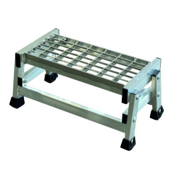 SGABELLO MEGA LARGHEZZA 50 CM - 1 GRADINO GRIGLIATO