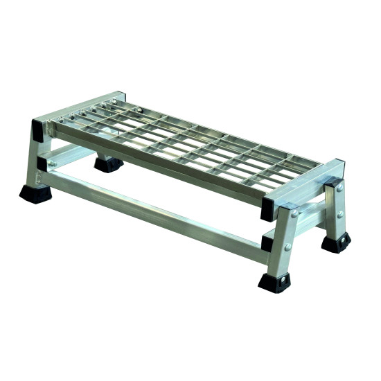 SGABELLO MEGA LARGHEZZA 80 CM - 1 GRADINO GRIGLIATO