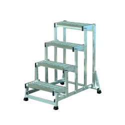 SGABELLO MEGA LARGHEZZA 50 CM - 4 GRADINI GRIGLIATI