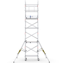 TRABATTELLO IN ALLUMINIO PROTUBE MINI m 5,08 -MODULI A+B+C 