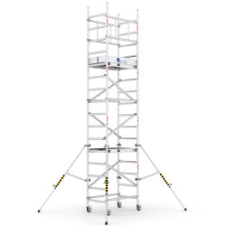 TRABATTELLO IN ALLUMINIO PROTUBE MINI m 5,08 -MODULI A+B+C 