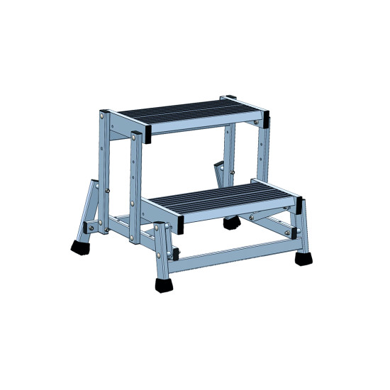 SGABELLO MEGA LARGHEZZA 80 CM - 2 GRADINI