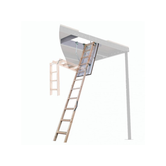 SCALA RETRATTILE IN LEGNO M