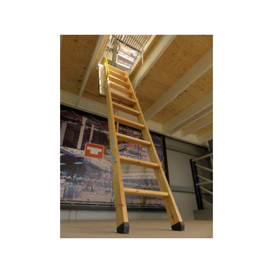 SCALA RETRATTILE IN LEGNO M