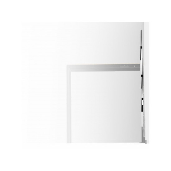 SCALA RICHIUDIBILE SALVA SPAZIO S BIANCA INCLINAZIONE 45° CON CORRIMANO