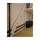 SCALA RICHIUDIBILE SALVA SPAZIO M BIANCA INCLINAZIONE 54° CON CORRIMANO