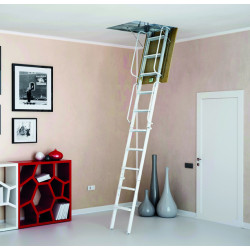 SCALA RETRATTILE SNODABILE CON BOTOLA DA cm 50X100