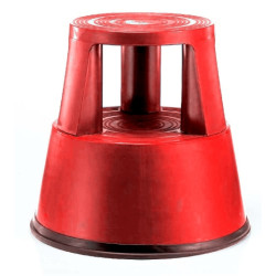 STEPPY1 ROSSO SGABELLO GIREVOLE