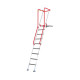 SCALA PER CASSERO IN ALLUMINIO 8 GRADINI + PIATTAFORMA