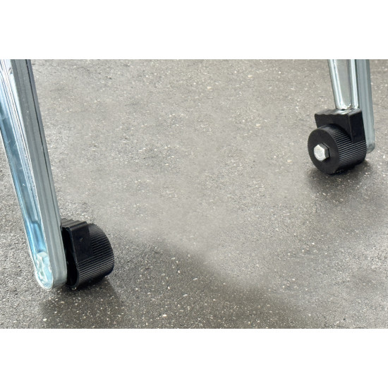 SCALA RETRATTILE HARMONICA DA PARETE CON BOTOLA DA cm 70X130