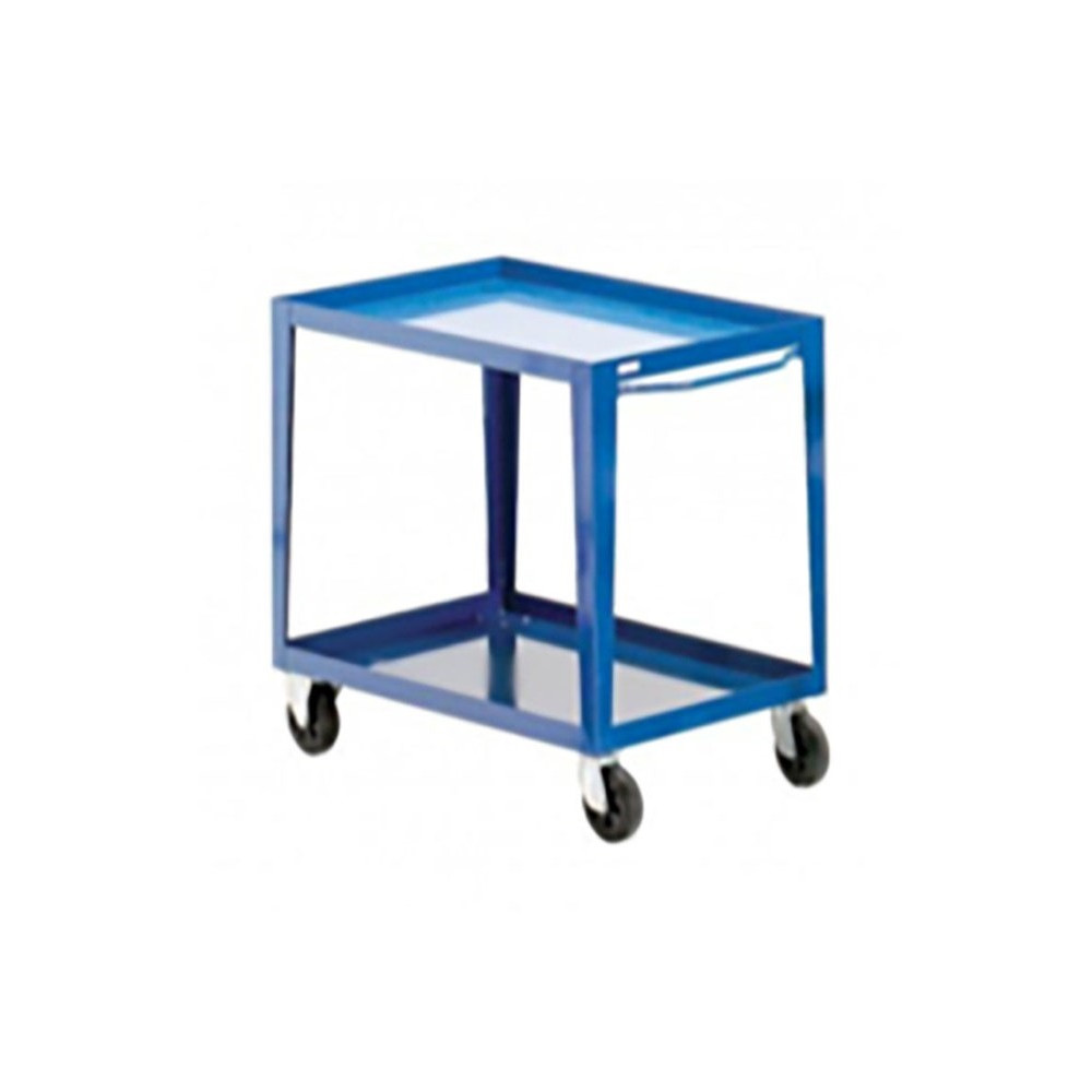 Carrello Portautensili JS-19 Con 3 Ripiani E 4 Ruote - Per Officina, Garage, 75x69x35cm
