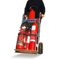 CARRELLO IN ALLUMINIO GRISU PORTA ESTINTORI