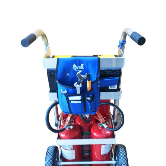 CARRELLO IN ALLUMINIO GRISU PORTA ESTINTORI