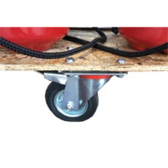 CARRELLO IN ALLUMINIO GRISU PORTA ESTINTORI