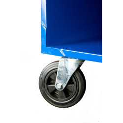 CARRELLO TRASPORTO MERCI CON PIANALE cm 80X50