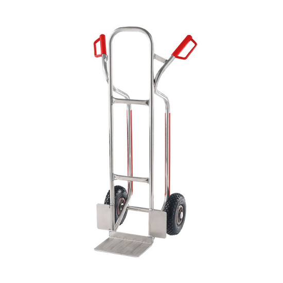 CARRELLO IN ALLUMINIO RAMBO LIGHT CON RUOTE PIENE ANTIFORATURA