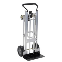 CARRELLO POP3 ALLUMINIO CON RUOTE PIENE