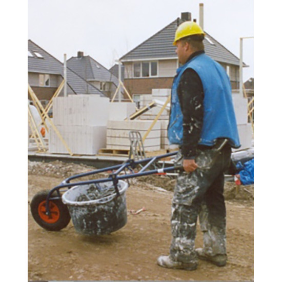 CARRIOLA PORTA SECCHI RUOTA PNEUMATICA