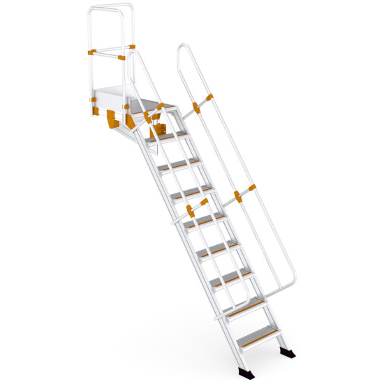 SCALA 45°8 GR.+PIATTAFORMA SBARCO M 2,25 SCALA 45°8 GR.+PIATTAFORMA SBARCO M 2,25