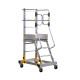 SCALA CASTELLO ALLUM. 4RUOTE 3GR.+PIATT. SCALA CASTELLO ALLUM. 4RUOTE 3GR.+PIATT.