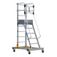 SCALA CASTELLO ALLUM. 4RUOTE 5GR.+PIATT. SCALA CASTELLO ALLUM. 4RUOTE 5GR.+PIATT.
