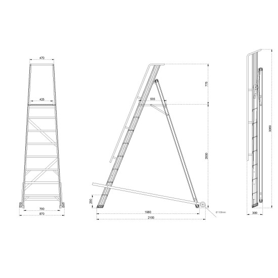 ESVE 7 GRADINI+PIATTAFORMA