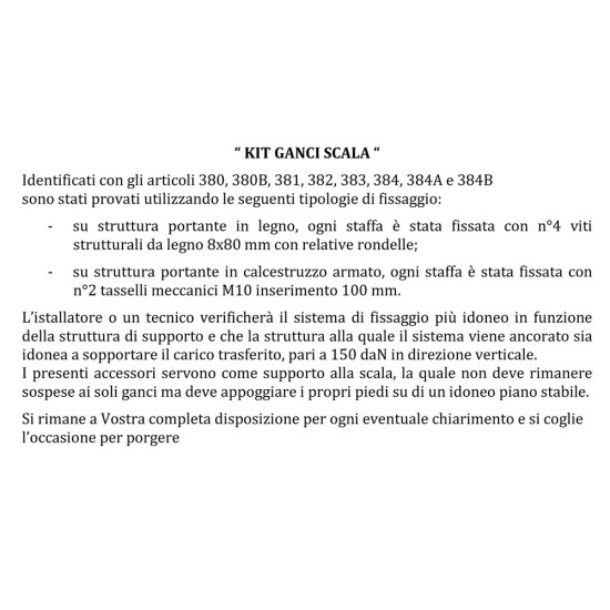KIT 2 GANCI SCALA AD ANGOLO