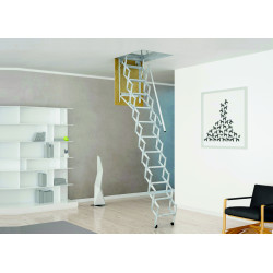  SCALA RETRATTILE PER SOFFITTI HARMONICA 70X120 H 3,35 