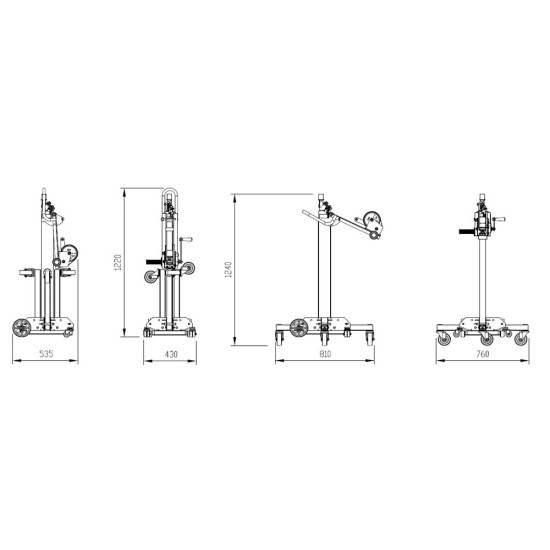 HOIST 330 SOLLEVAMENTO MANUALE ALTEZZA MASSIMA m 3,30