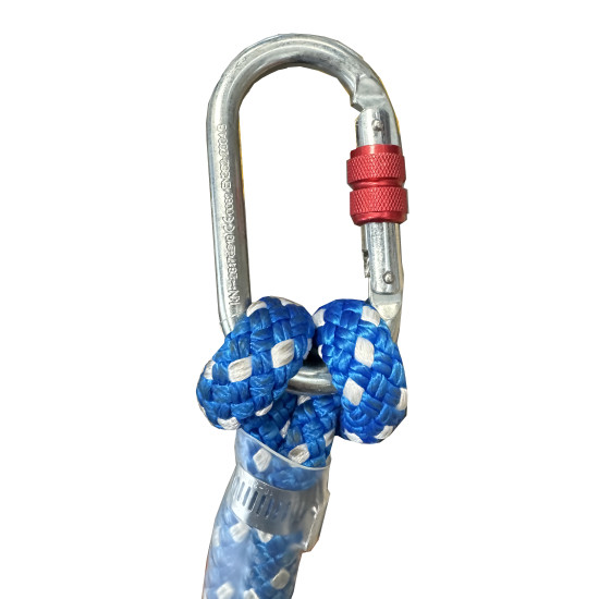 SCALA IN CORDA CON PIOLI IN ALLUMINIO - MULTIPLI DA 1 METRO